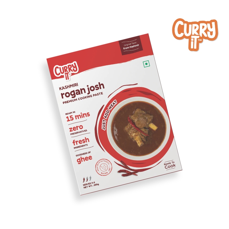 Curry iT Kashimiri Rogan Josh Premium Cooking Paste Pack of 3 250 gm 250g 3개